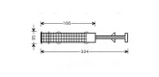 Trockner, Klimaanlage AVA QUALITY COOLING BWD279