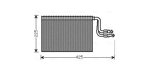 Verdampfer, Klimaanlage AVA QUALITY COOLING BWV364 Bild Verdampfer, Klimaanlage AVA QUALITY COOLING BWV364