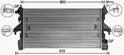 Kühler, Motorkühlung AVA QUALITY COOLING CN2322