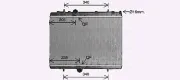 Kühler, Motorkühlung AVA QUALITY COOLING CN2328