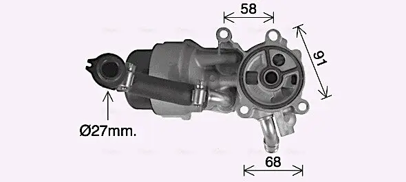 Ölkühler, Motoröl AVA QUALITY COOLING CN3307H