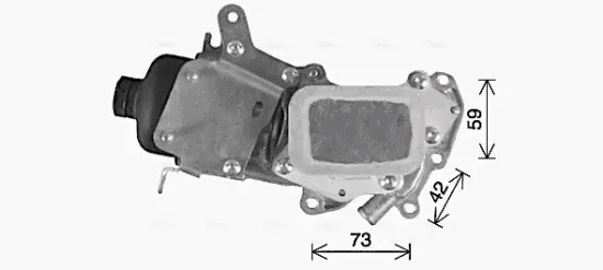 Ölkühler, Motoröl AVA QUALITY COOLING CN3309H Bild Ölkühler, Motoröl AVA QUALITY COOLING CN3309H