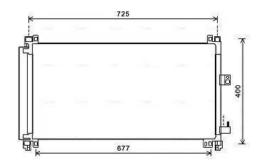 Kondensator, Klimaanlage AVA QUALITY COOLING CN5273D