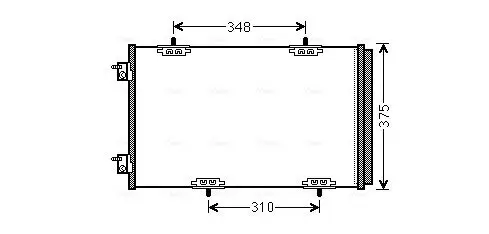 Kondensator, Klimaanlage AVA QUALITY COOLING CN5290D