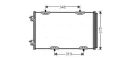 Kondensator, Klimaanlage AVA QUALITY COOLING CN5290D