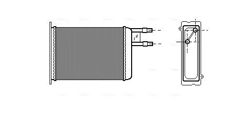 Wärmetauscher, Innenraumheizung AVA QUALITY COOLING CN6128