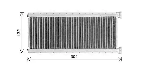 Wärmetauscher, Innenraumheizung AVA QUALITY COOLING CN6339 Bild Wärmetauscher, Innenraumheizung AVA QUALITY COOLING CN6339