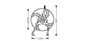 Lüfter, Motorkühlung AVA QUALITY COOLING CN7538