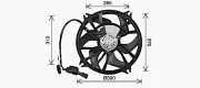 Lüfter, Motorkühlung 12 V AVA Clever Choice CN7556