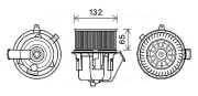 Innenraumgebläse 12 V AVA QUALITY COOLING CN8302