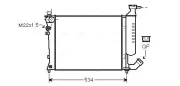 Kühler, Motorkühlung AVA QUALITY COOLING CNA2154