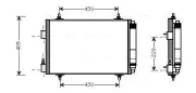 Kondensator, Klimaanlage AVA QUALITY COOLING CNA5192D