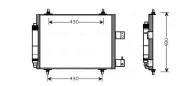 Kondensator, Klimaanlage AVA QUALITY COOLING CNA5213D