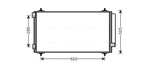 Kondensator, Klimaanlage AVA QUALITY COOLING CNA5271D