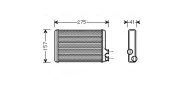 Wärmetauscher, Innenraumheizung AVA QUALITY COOLING CNA6305