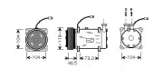 Kompressor, Klimaanlage AVA QUALITY COOLING CNAK030