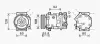 Kompressor, Klimaanlage 12 V AVA QUALITY COOLING CNAK282