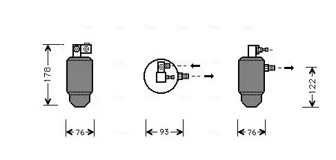 Trockner, Klimaanlage AVA QUALITY COOLING CND164 Bild Trockner, Klimaanlage AVA QUALITY COOLING CND164