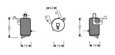 Trockner, Klimaanlage AVA QUALITY COOLING CND203 Bild Trockner, Klimaanlage AVA QUALITY COOLING CND203