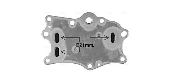 Ölkühler, Motoröl AVA QUALITY COOLING CR3143