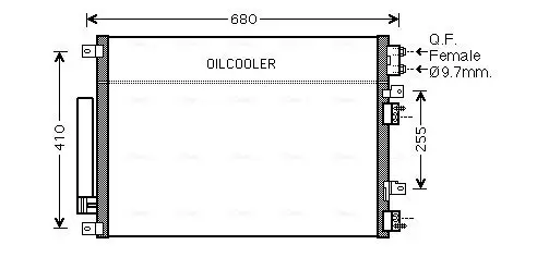 Kondensator, Klimaanlage AVA QUALITY COOLING CR5093D