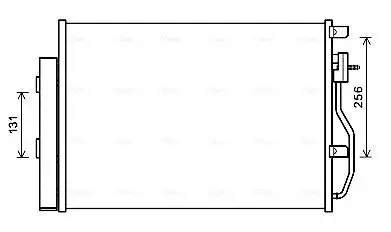 Kondensator, Klimaanlage AVA QUALITY COOLING CTA5048D