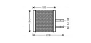 Wärmetauscher, Innenraumheizung AVA QUALITY COOLING CTA6042