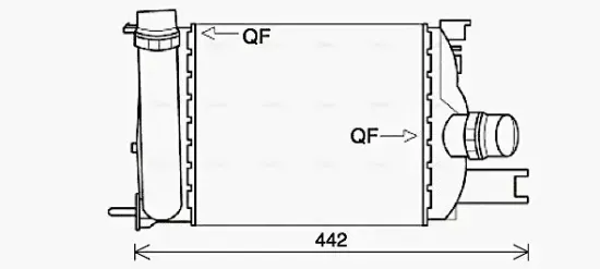 Ladeluftkühler AVA QUALITY COOLING DAA4013 Bild Ladeluftkühler AVA QUALITY COOLING DAA4013