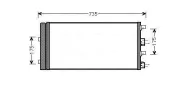 Kondensator, Klimaanlage AVA QUALITY COOLING DAA5004D