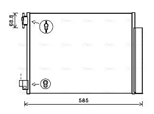 Kondensator, Klimaanlage AVA Clever Choice DAA5011D