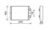 Wärmetauscher, Innenraumheizung AVA QUALITY COOLING DAA6014