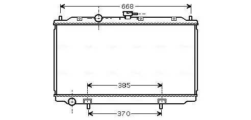 Kühler, Motorkühlung AVA Clever Choice DN2217 Bild Kühler, Motorkühlung AVA Clever Choice DN2217
