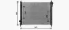 Kühler, Motorkühlung AVA QUALITY COOLING DN2470 Bild Kühler, Motorkühlung AVA QUALITY COOLING DN2470