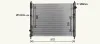 Kühler, Motorkühlung AVA QUALITY COOLING DN2477 Bild Kühler, Motorkühlung AVA QUALITY COOLING DN2477