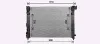 Kühler, Motorkühlung AVA QUALITY COOLING DN2480 Bild Kühler, Motorkühlung AVA QUALITY COOLING DN2480