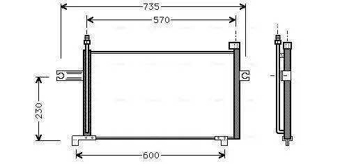 Kondensator, Klimaanlage AVA QUALITY COOLING DN5194