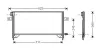 Kondensator, Klimaanlage AVA Clever Choice DN5204