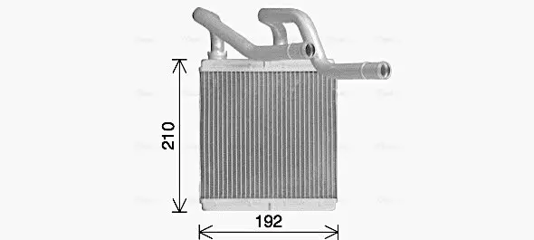 Wärmetauscher, Innenraumheizung AVA Clever Choice DN6466