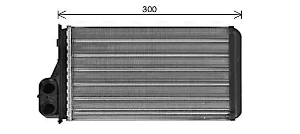 Wärmetauscher, Innenraumheizung AVA QUALITY COOLING DN6473