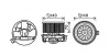 Innenraumgebläse 12 V AVA QUALITY COOLING DN8383