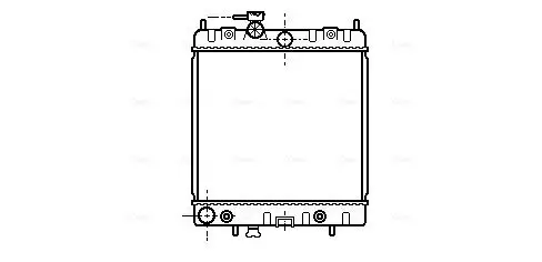 Kühler, Motorkühlung AVA QUALITY COOLING DNA2131