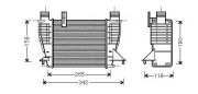 Ladeluftkühler AVA QUALITY COOLING DNA4356