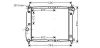 Kühler, Motorkühlung AVA QUALITY COOLING DWA2066