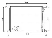 Kondensator, Klimaanlage AVA Clever Choice DWA5139D