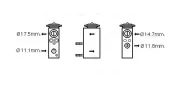 Expansionsventil, Klimaanlage AVA QUALITY COOLING FD1462