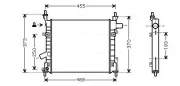 Kühler, Motorkühlung AVA Clever Choice FD2372