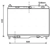 Kühler, Motorkühlung AVA QUALITY COOLING FD2442