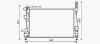 Kühler, Motorkühlung AVA QUALITY COOLING FD2578