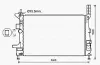Kühler, Motorkühlung AVA QUALITY COOLING FD2602