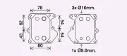 Ölkühler, Motoröl AVA QUALITY COOLING FD3625